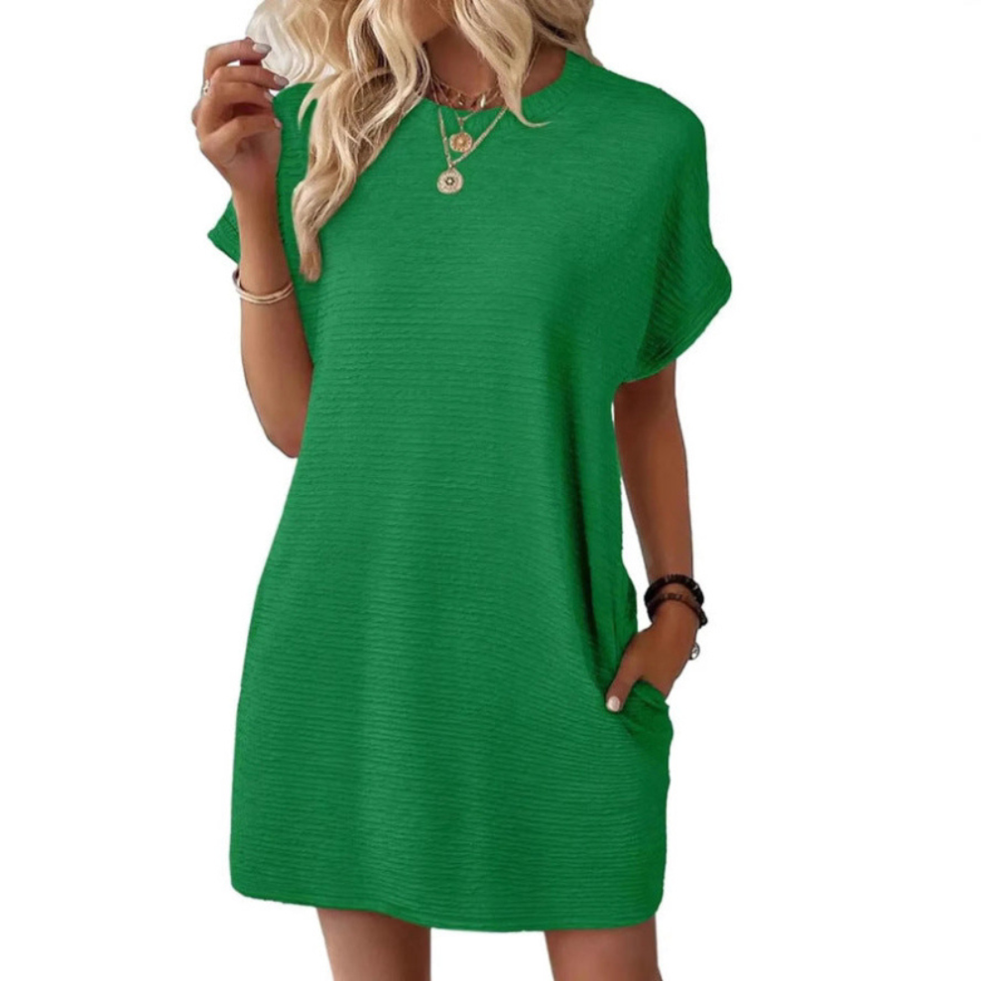 Evasha™ | Vestido de Verano Casual Cuello Redondo