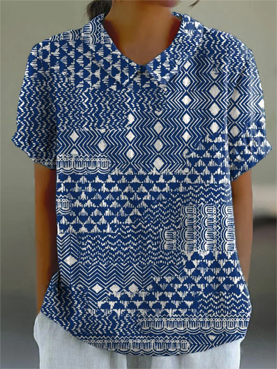 Zara | Camisa con estampado tribal