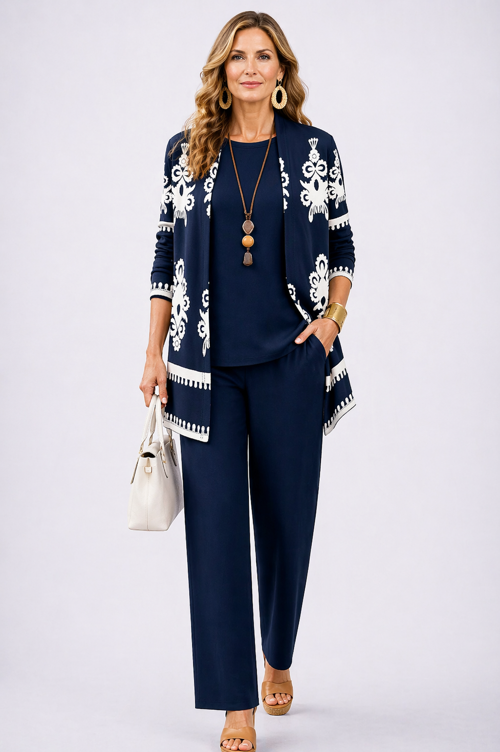 Carol conjunto azul marino