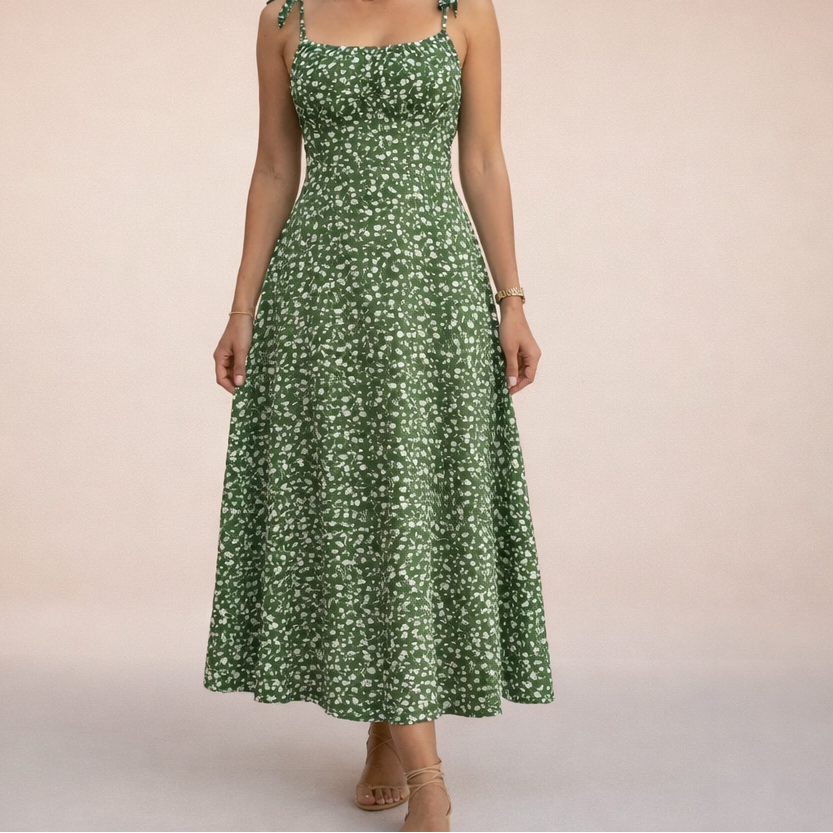 Naomi™ | Vestido floral ligero con tirantes finos