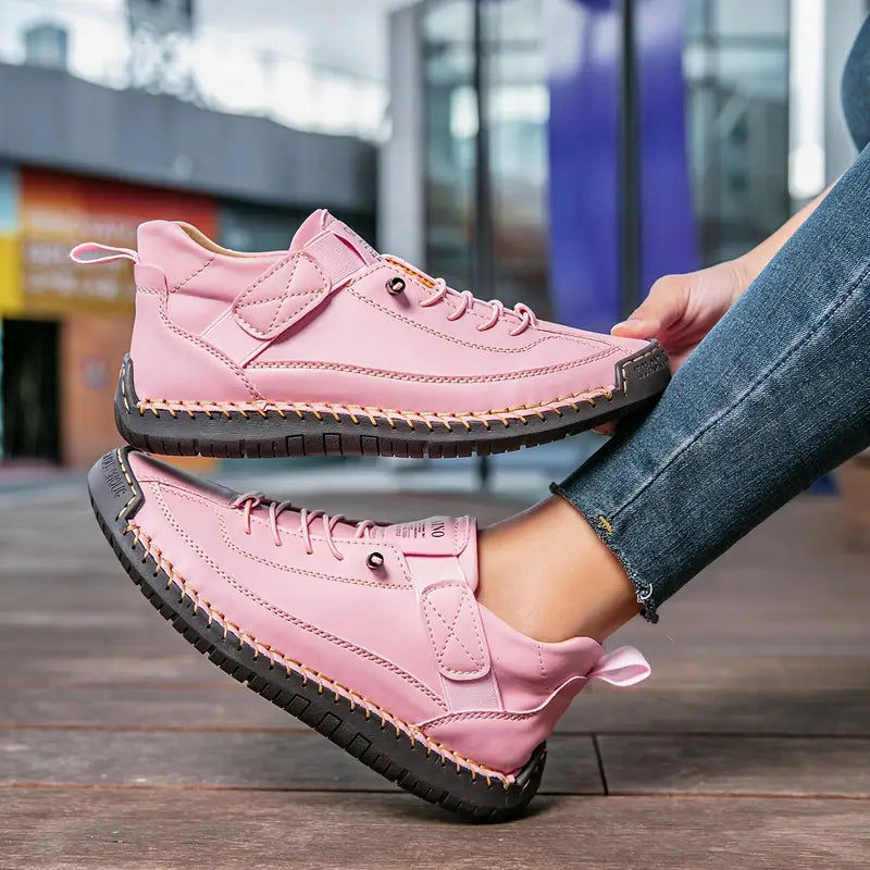 NOVIRA™ | Zapatillas Ortopédicas de Piel con Amortiguación
