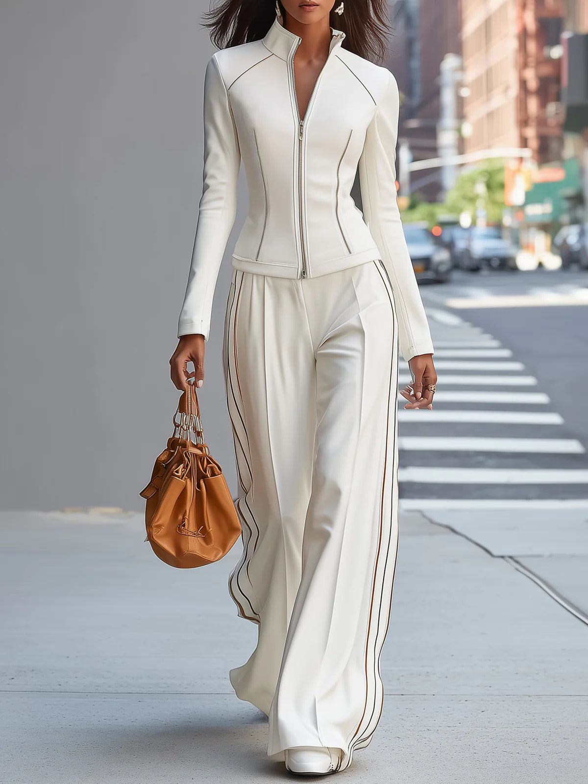 Radochna conjunto blanco amplio