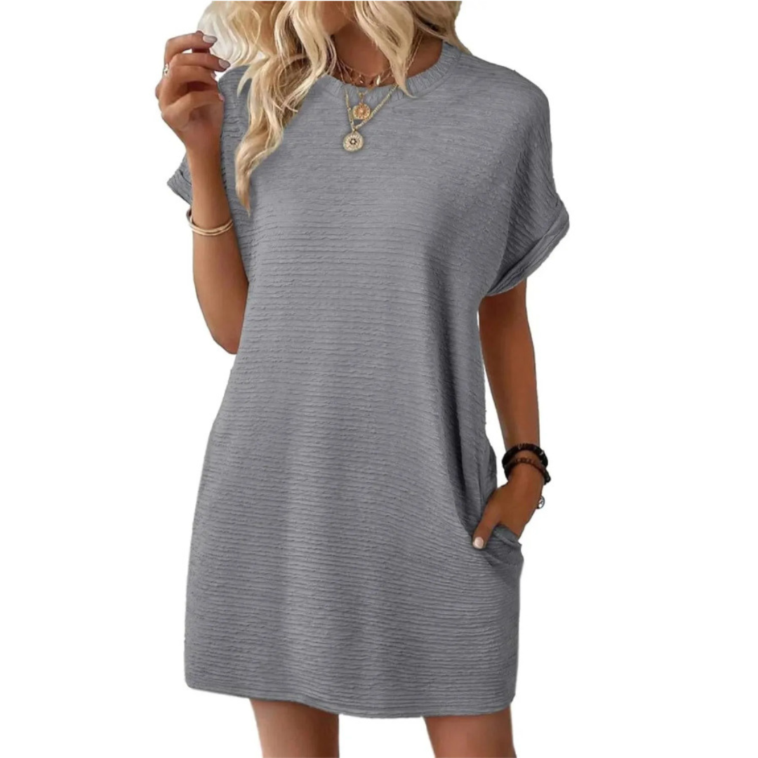 Evasha™ | Vestido de Verano Casual Cuello Redondo
