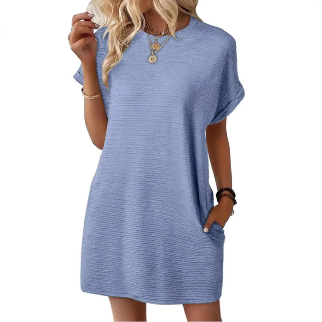 Evasha™ | Vestido de Verano Casual Cuello Redondo