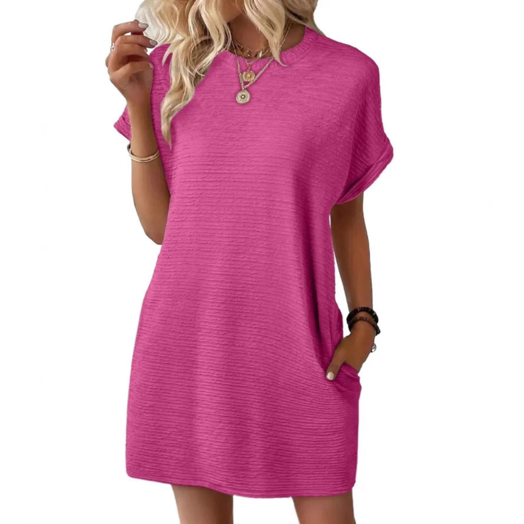 Evasha™ | Vestido de Verano Casual Cuello Redondo