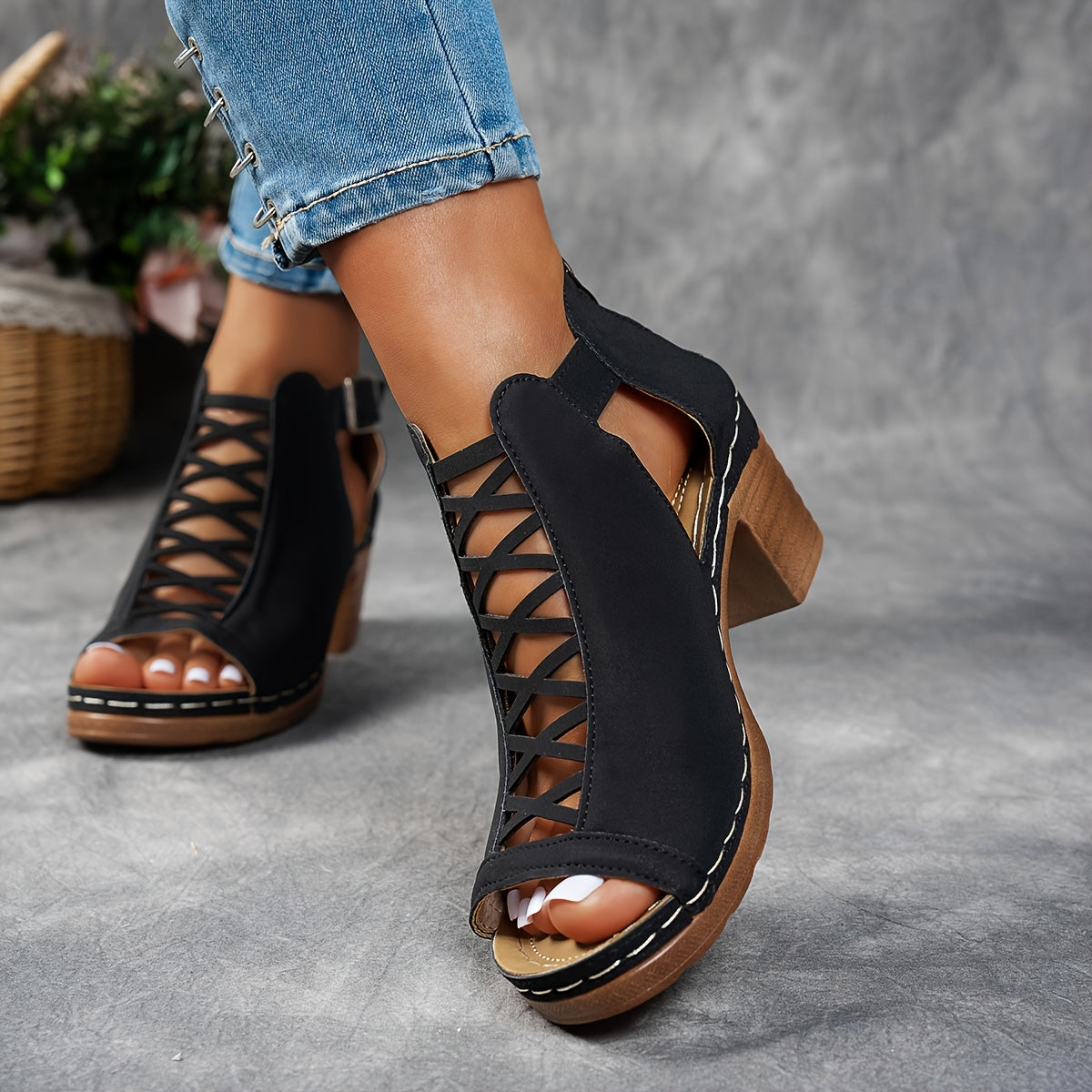 Selin sandalias detalle