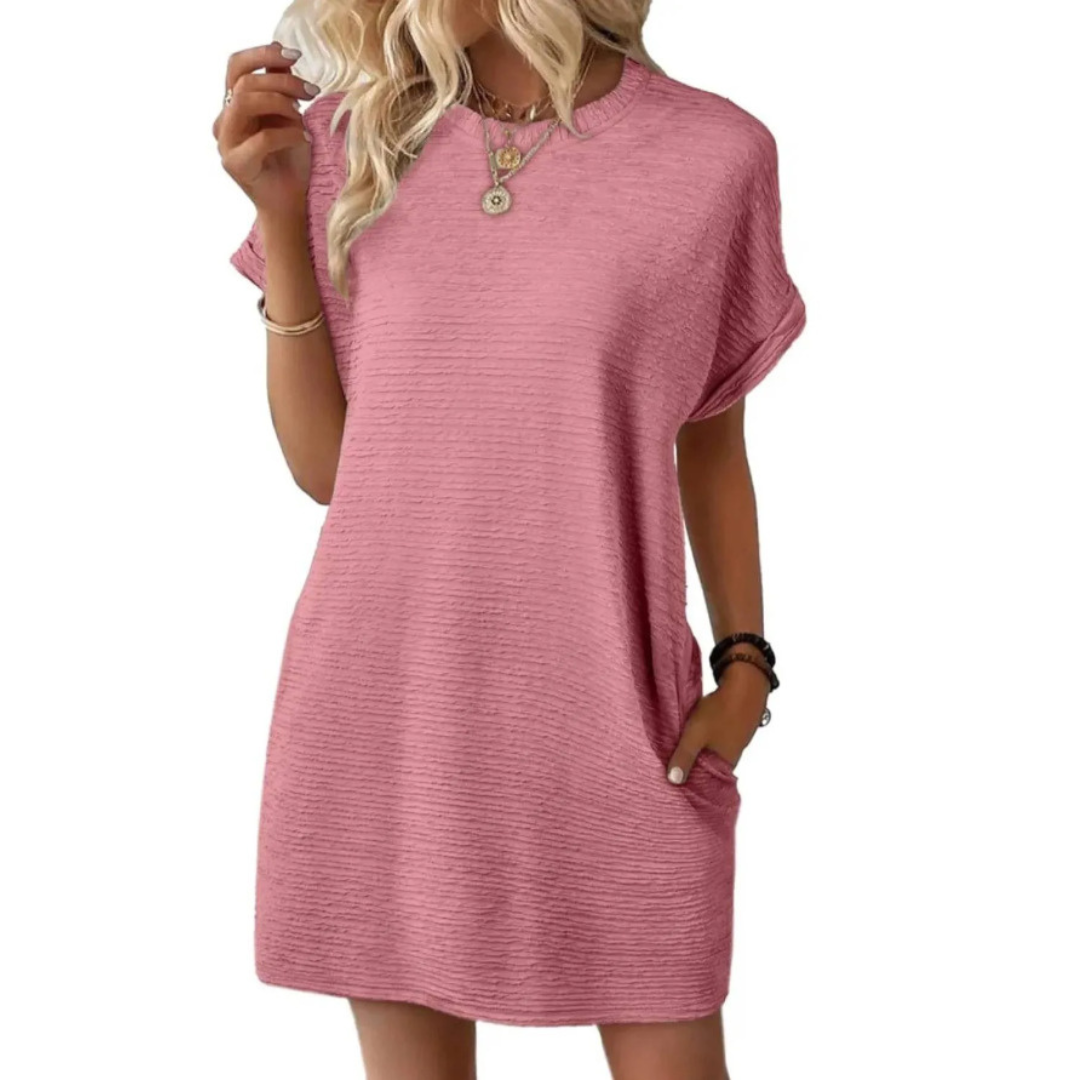 Evasha™ | Vestido de Verano Casual Cuello Redondo