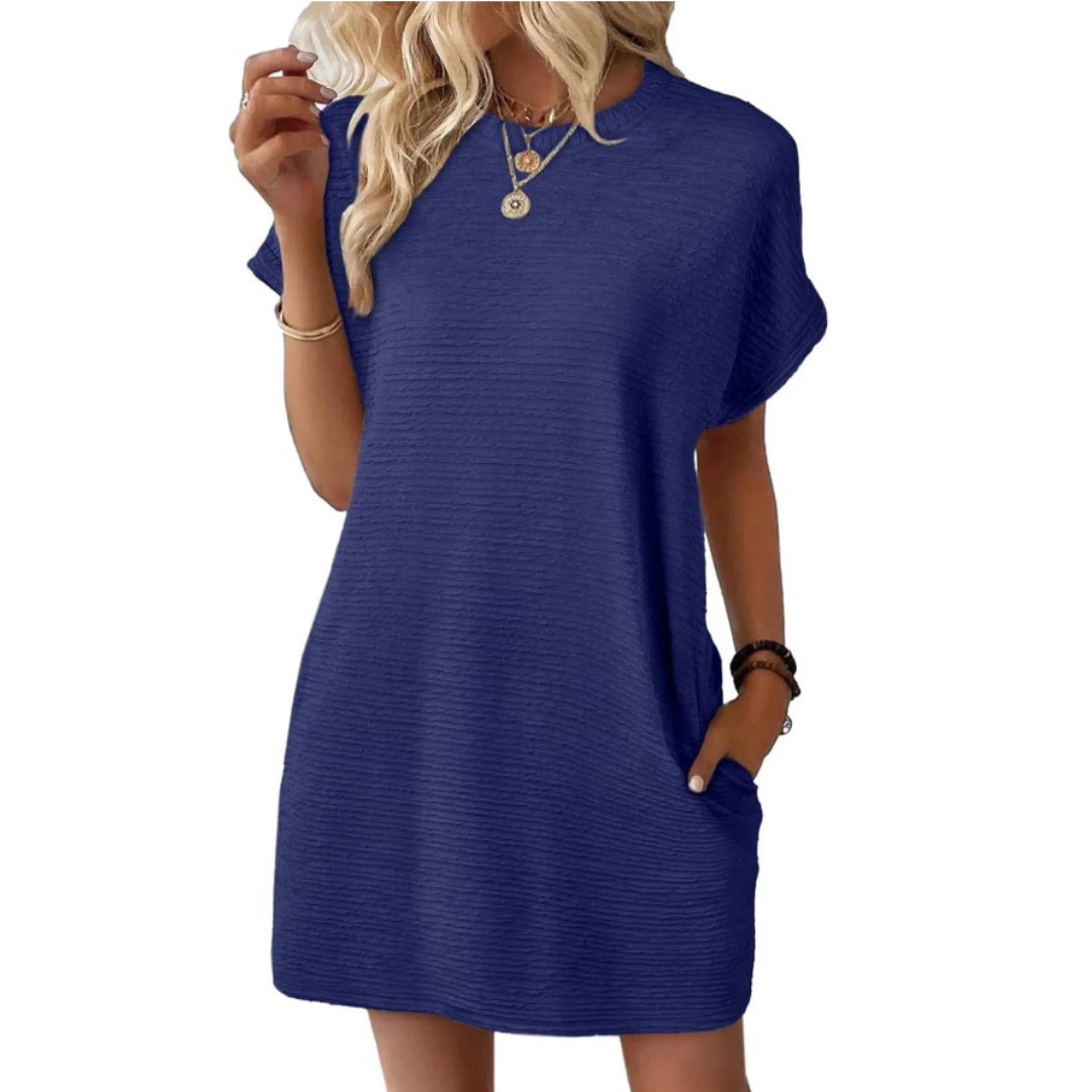 Evasha™ | Vestido de Verano Casual Cuello Redondo