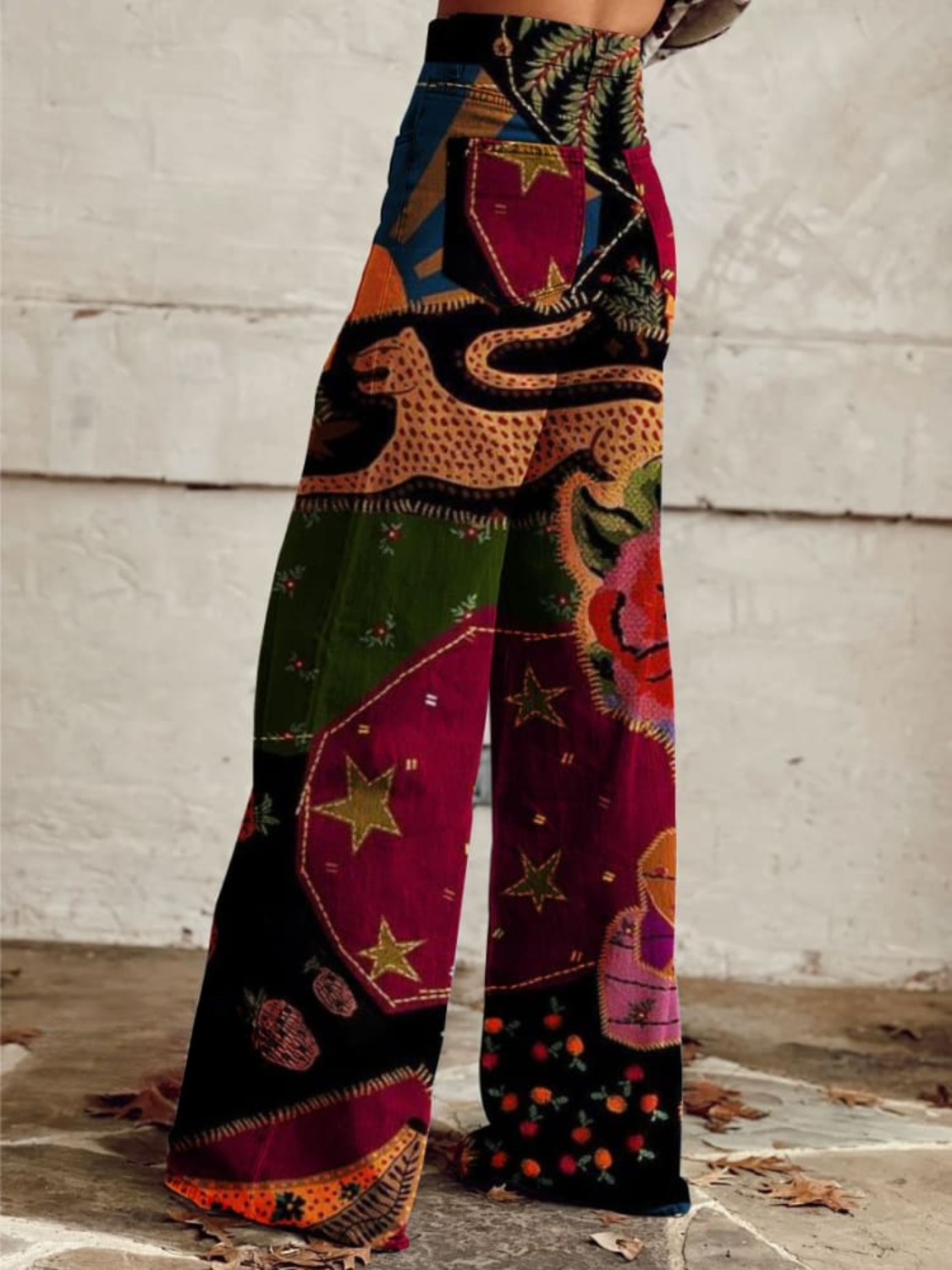 Léna - Pantalón bohemio chic