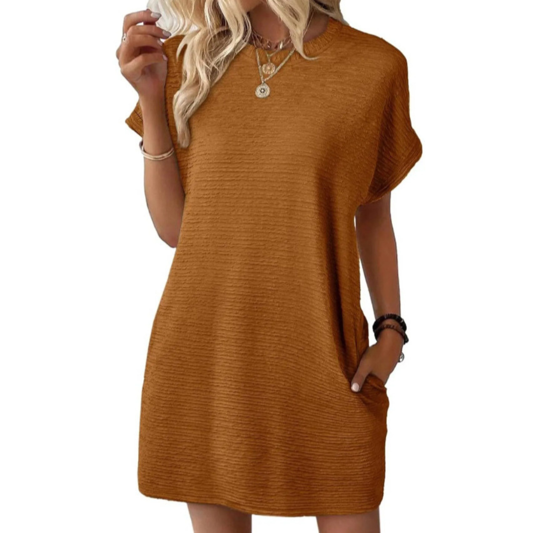 Evasha™ | Vestido de Verano Casual Cuello Redondo