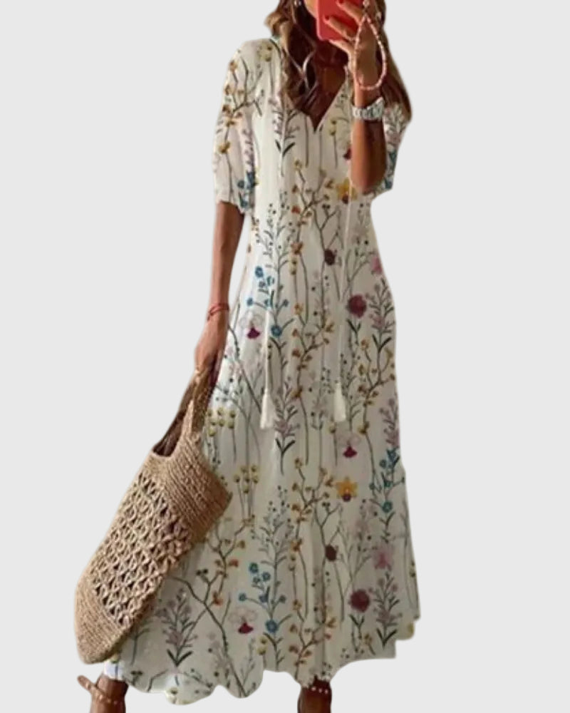 Amalia vestido blanco