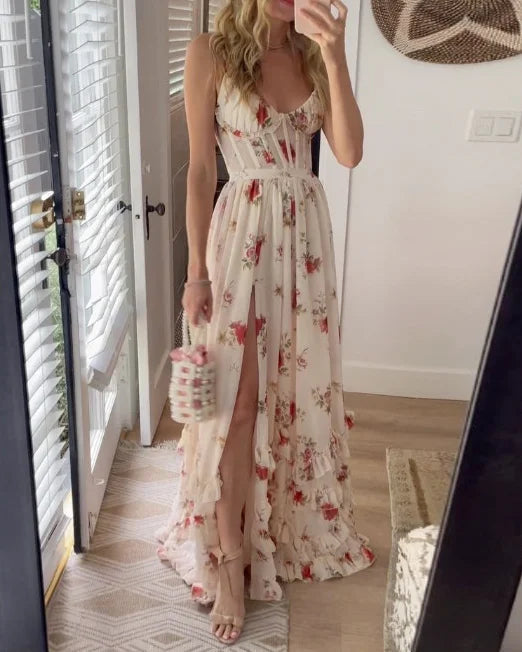 Rocío™ | Vestido romántico con estampado floral