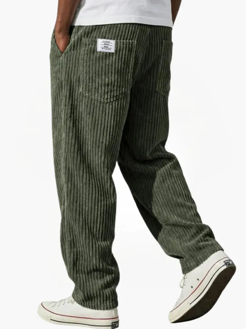 Enrique | Pantalones de pana para hombre con cintura elástica