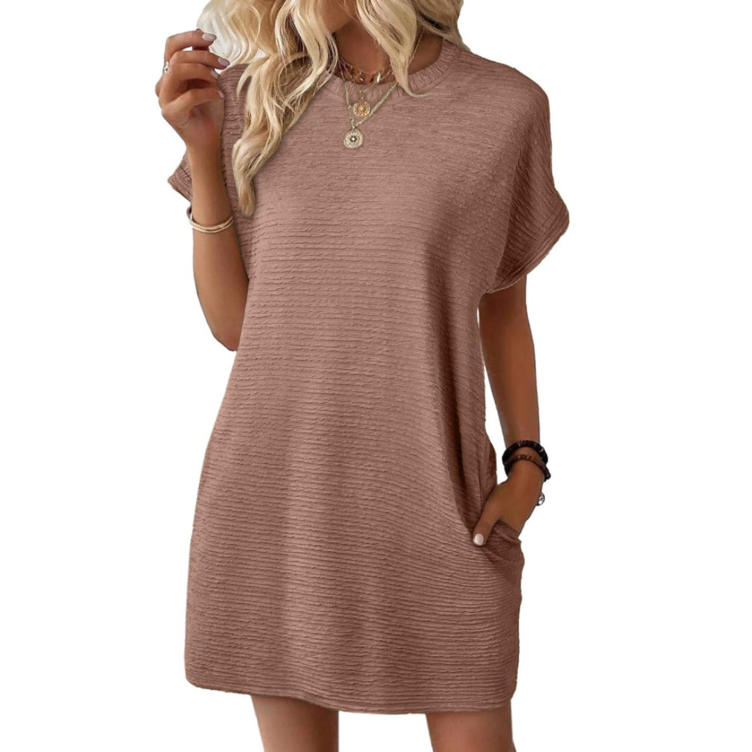 Evasha™ | Vestido de Verano Casual Cuello Redondo