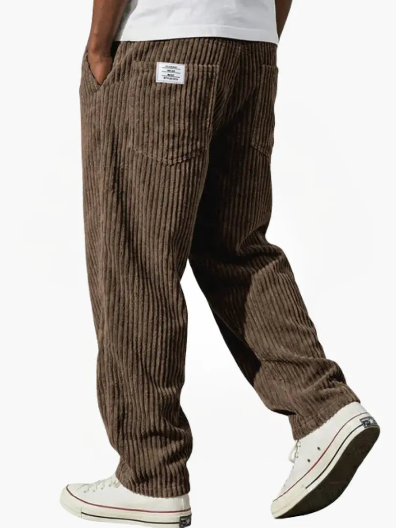 Enrique | Pantalones de pana para hombre con cintura elástica