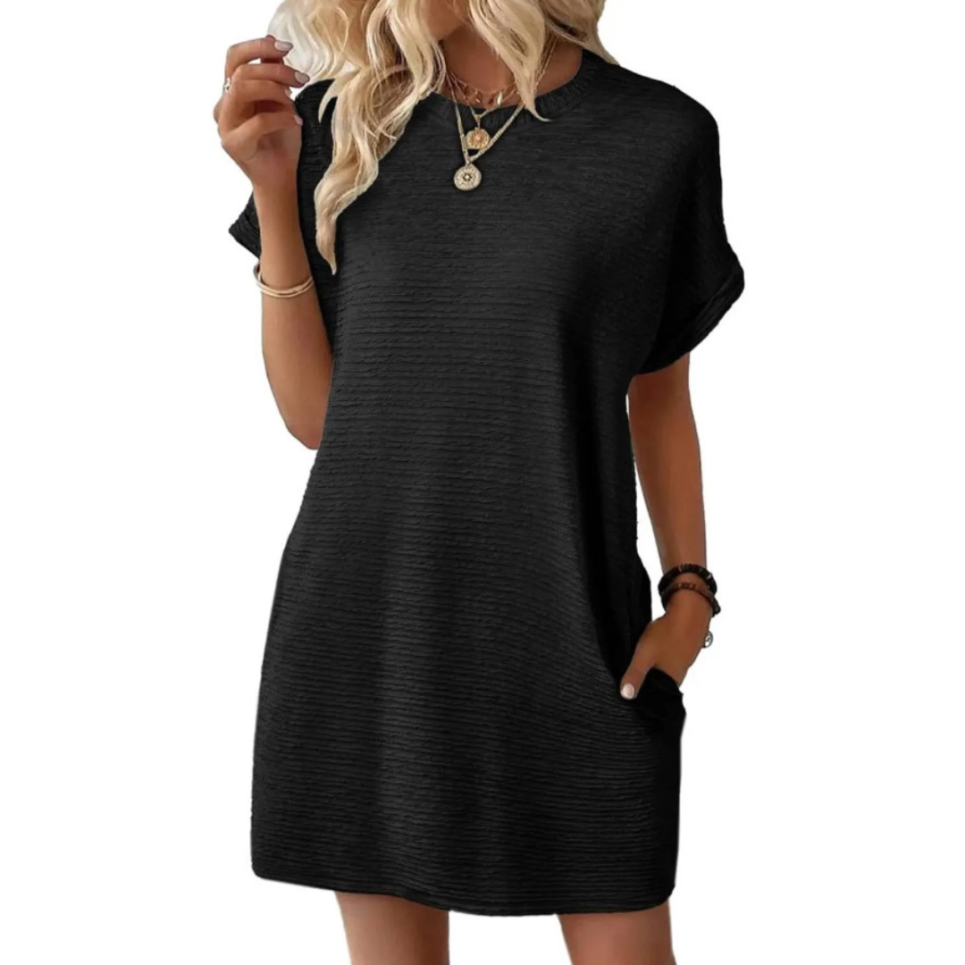 Evasha™ | Vestido de Verano Casual Cuello Redondo