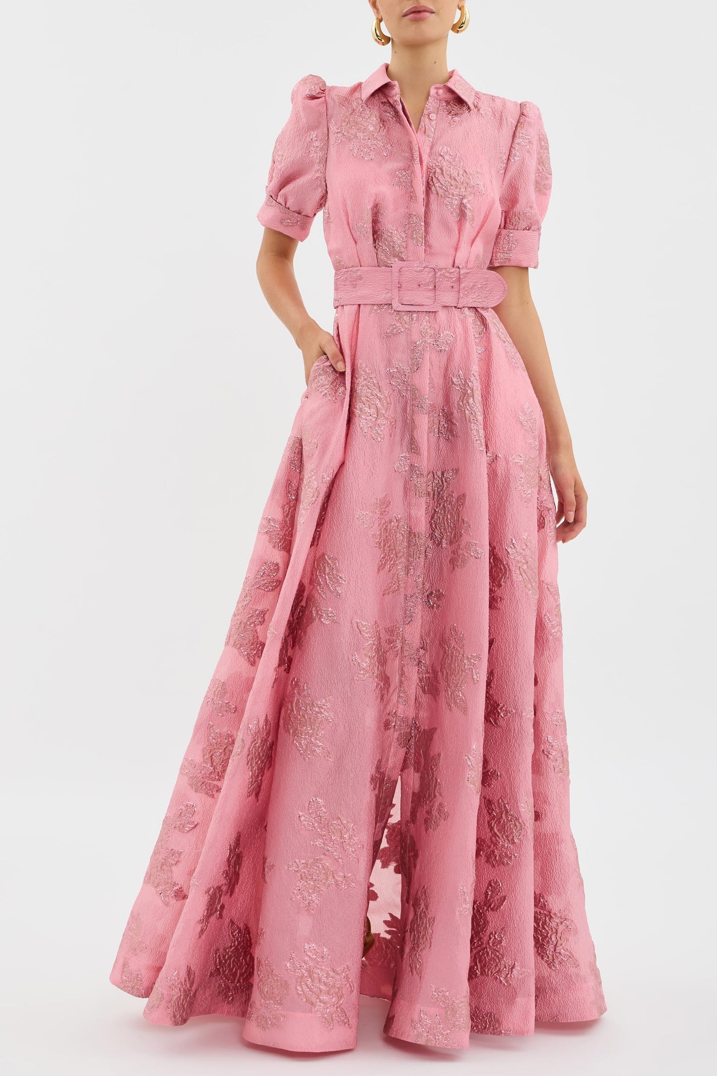 Anabella - Vestido corto con mangas abullonadas
