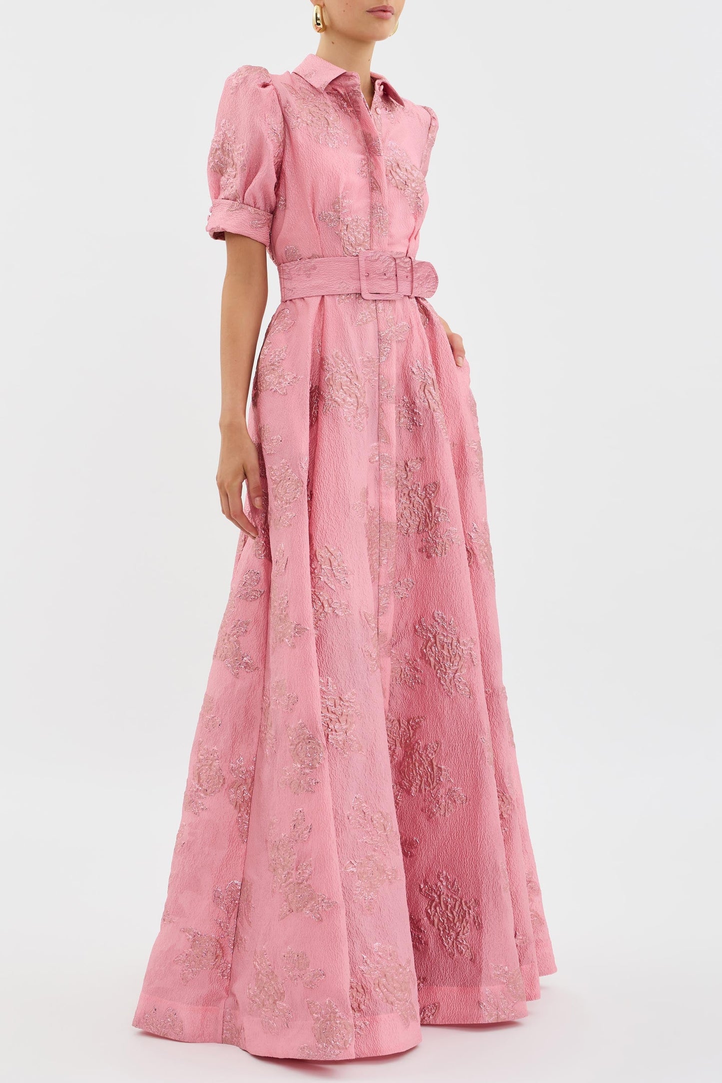 Anabella - Vestido corto con mangas abullonadas