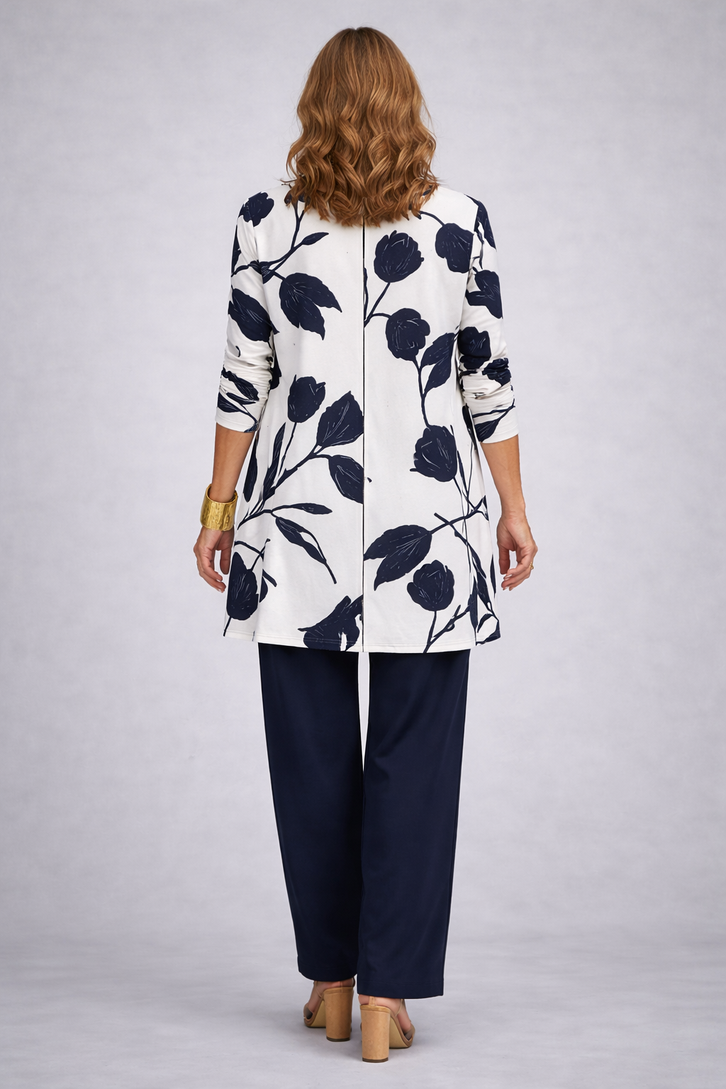 Evania conjunto azul detalle