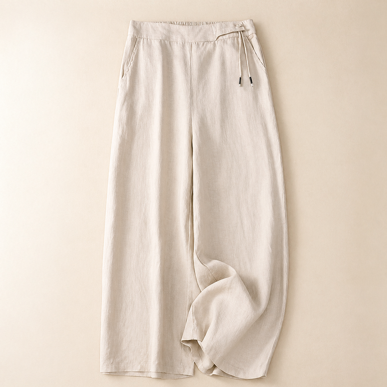 Ana™ | Pantalón Lino Ancho
