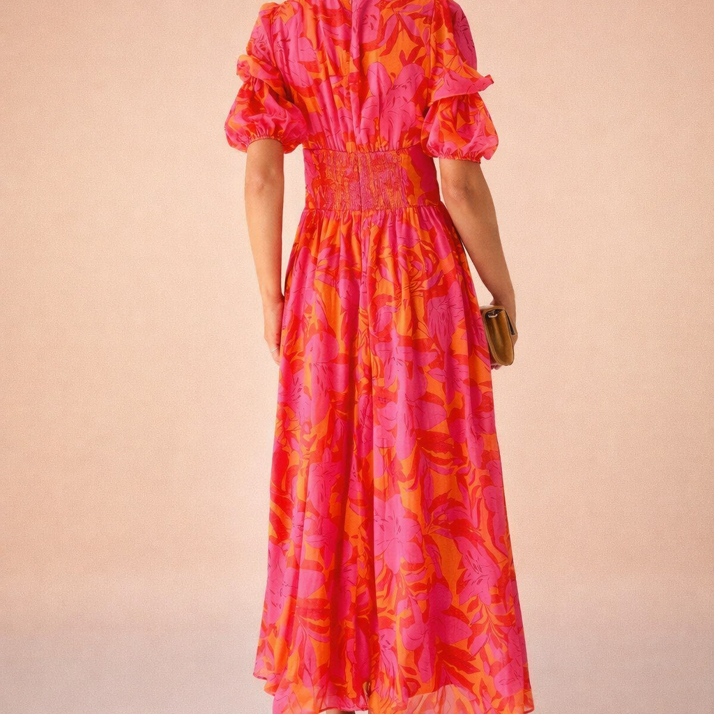Vestido Maxi Carla | Tropical Radiance