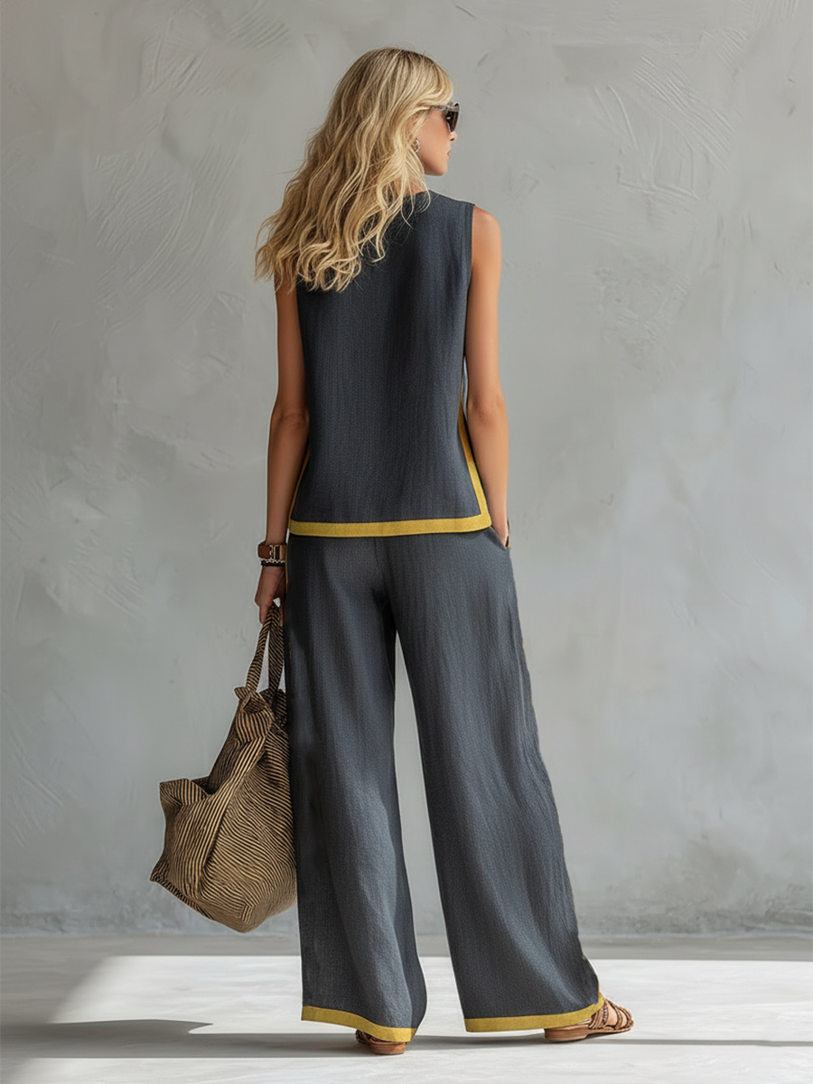Leila conjunto gris