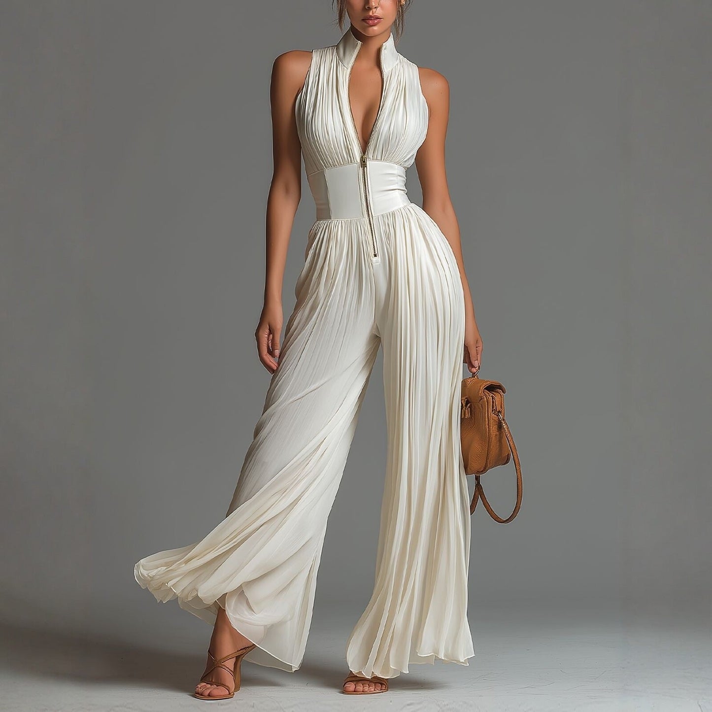 Mono gasa blanco detalle