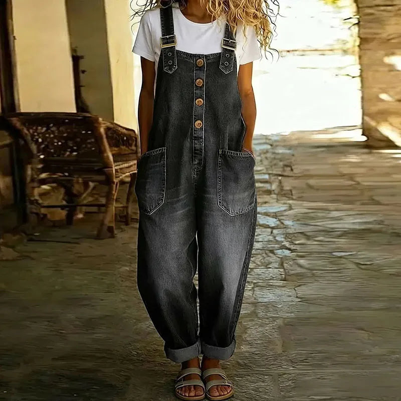 Mae™ | Peto vintage algódon efecto denim