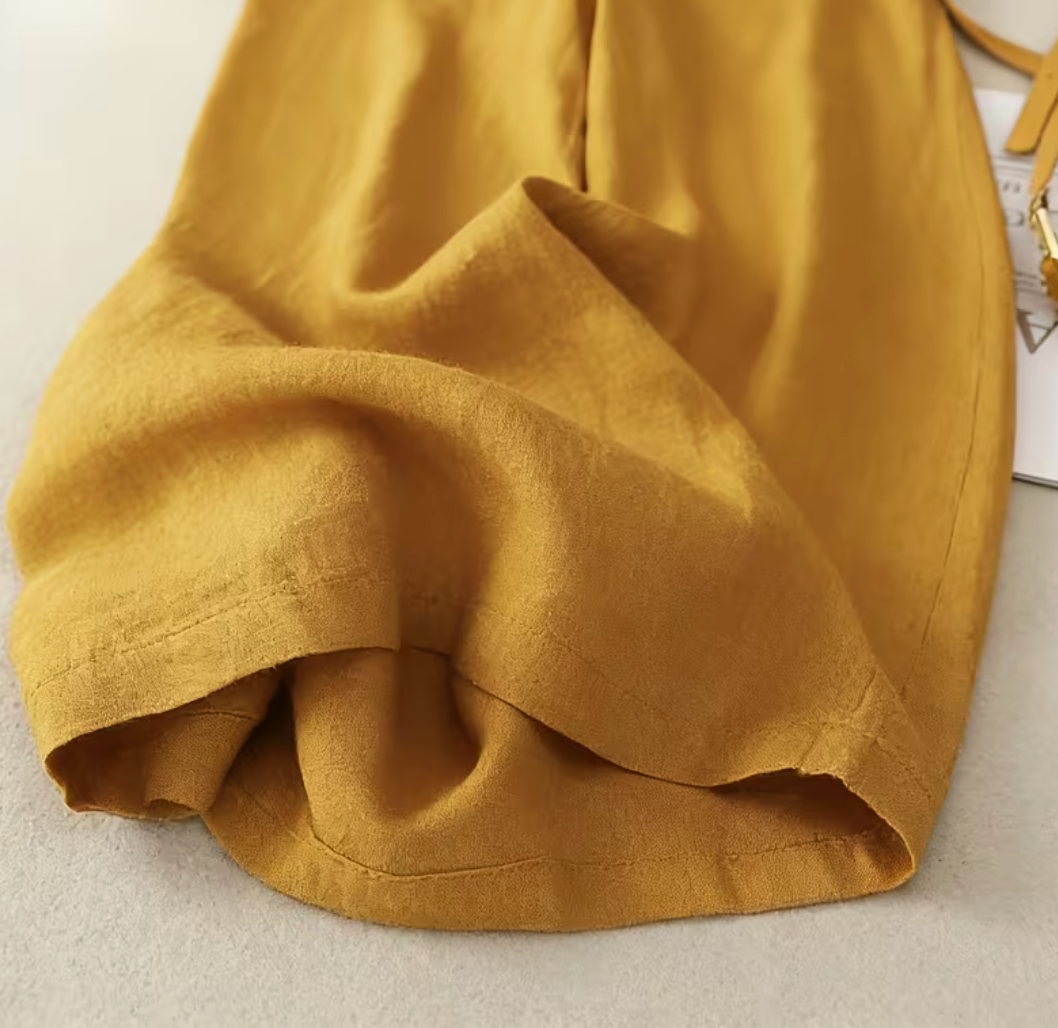Ana™ | Pantalón Lino Ancho