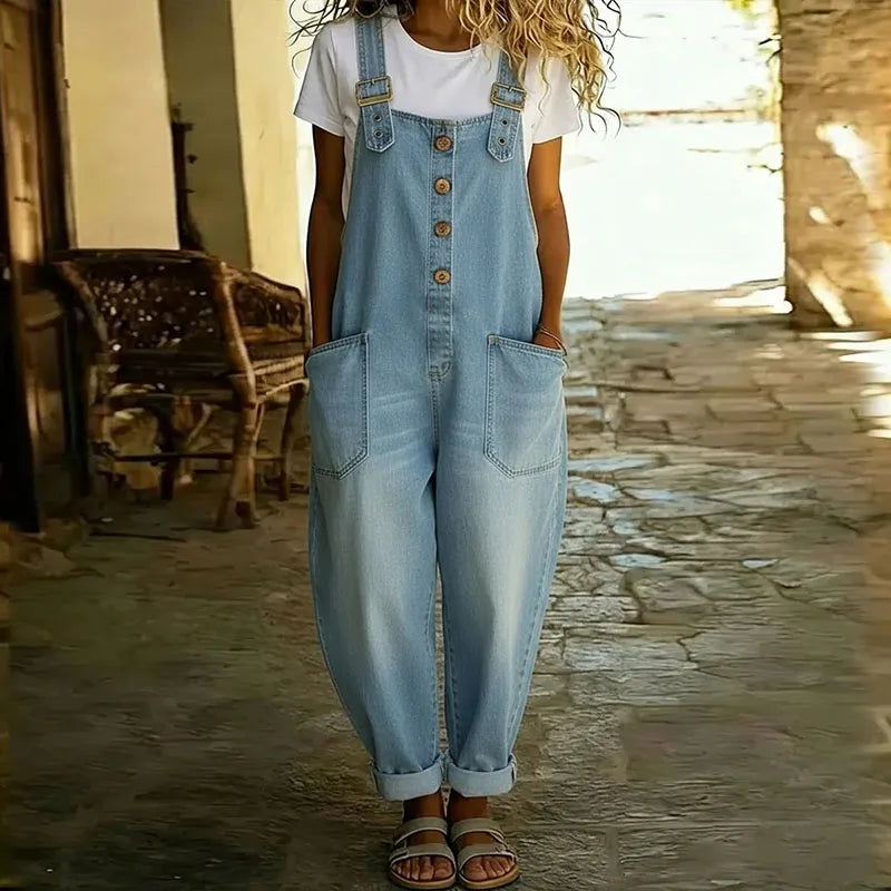 Mae™ | Peto vintage algódon efecto denim