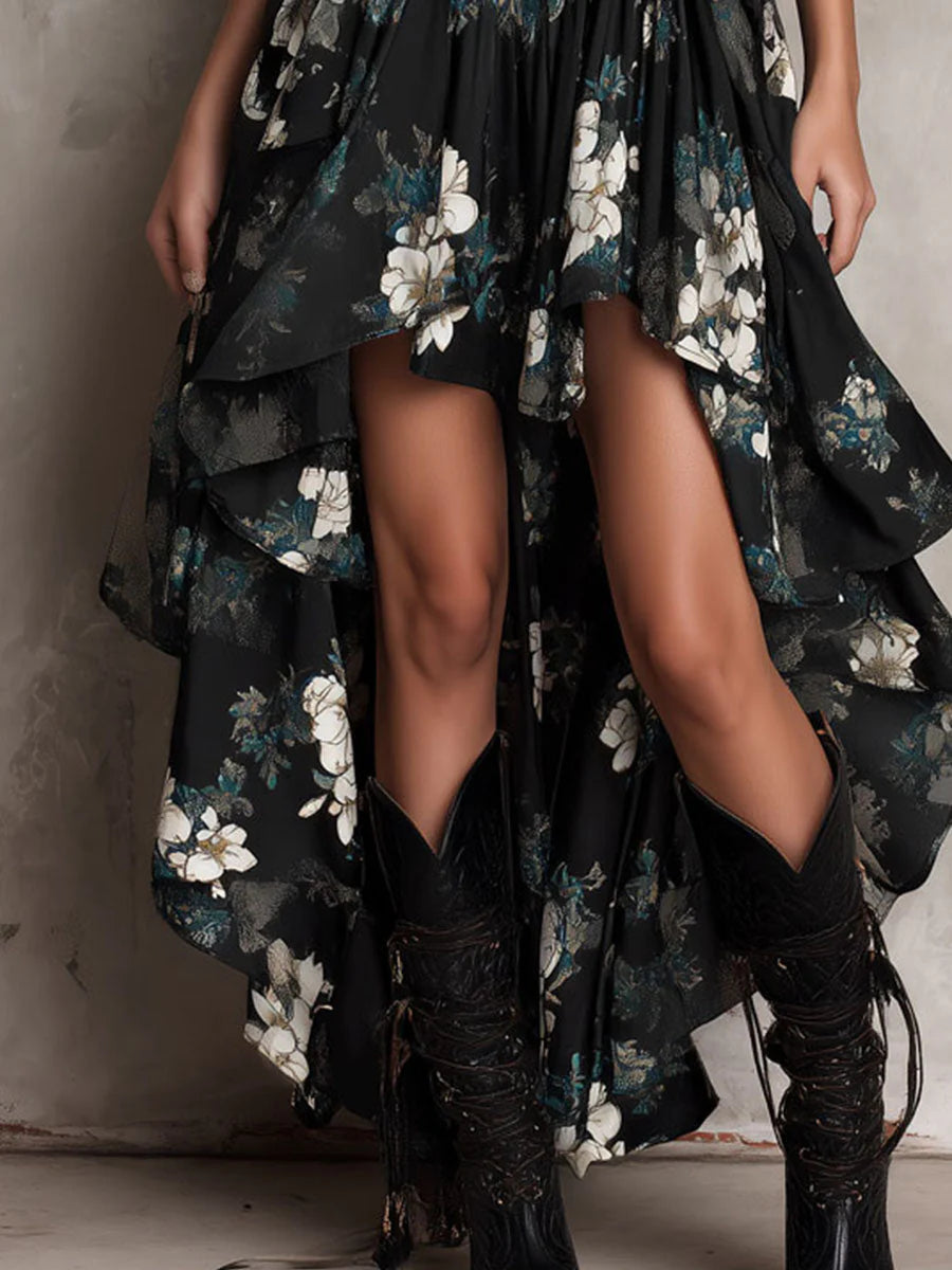 Vestido boho silueta