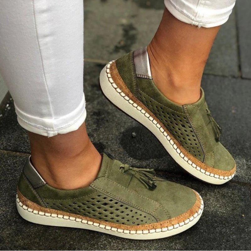 Avoria slip-on orthoflex negro