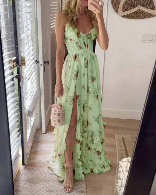 Rocío™ | Vestido romántico con estampado floral