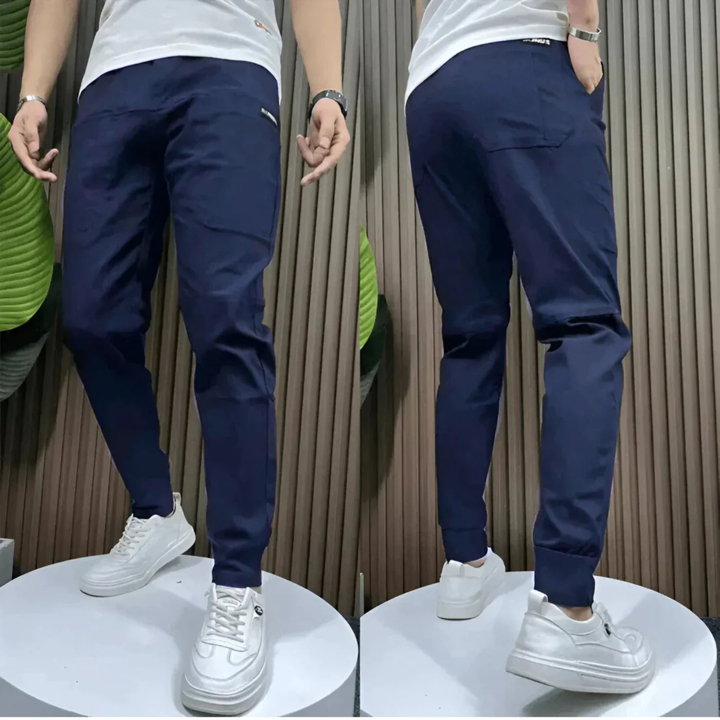 Luis| Pantalones cargo elásticos de alta gama para hombre