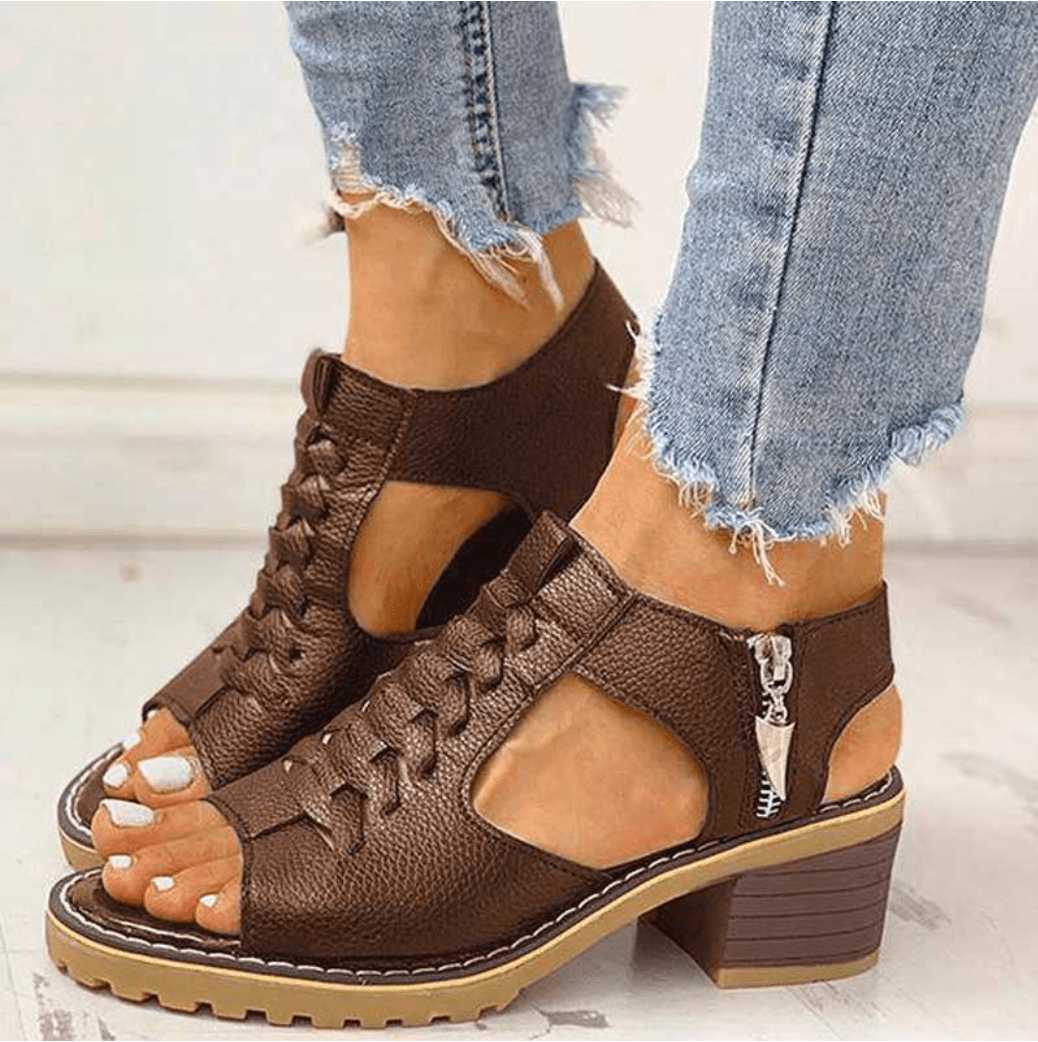 Dorelle sandalias tacón alto negro