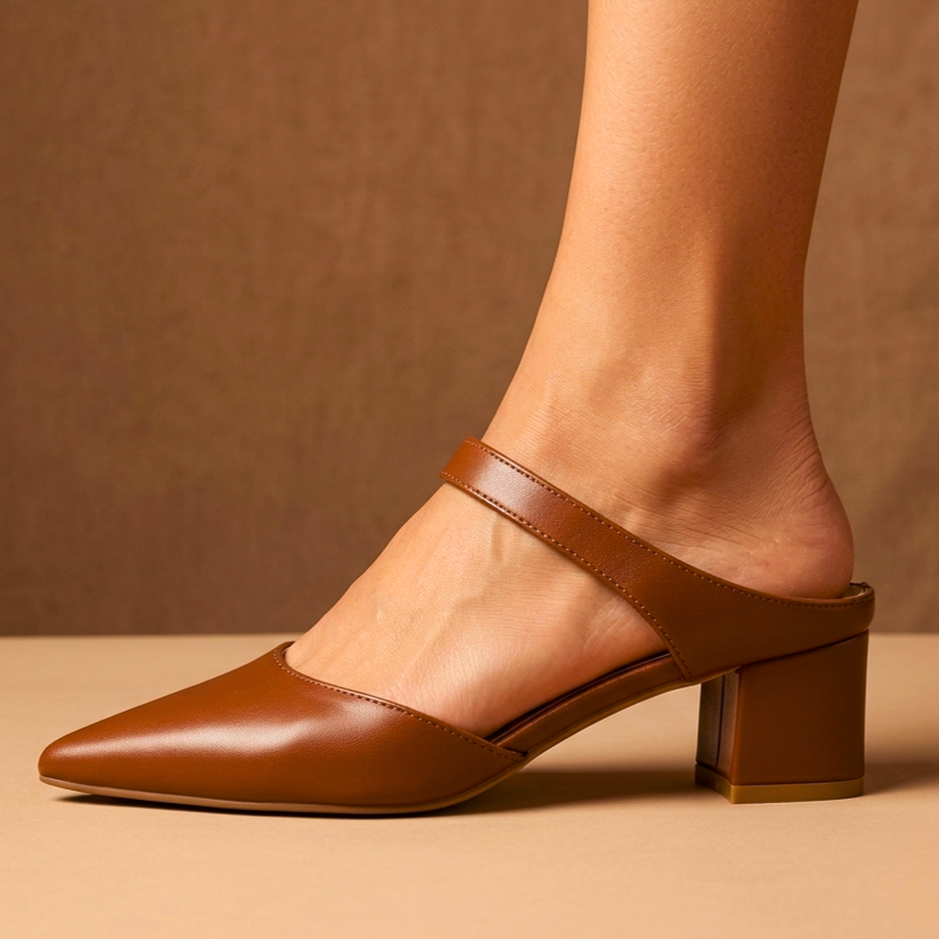 Valora slingback detalle tacón