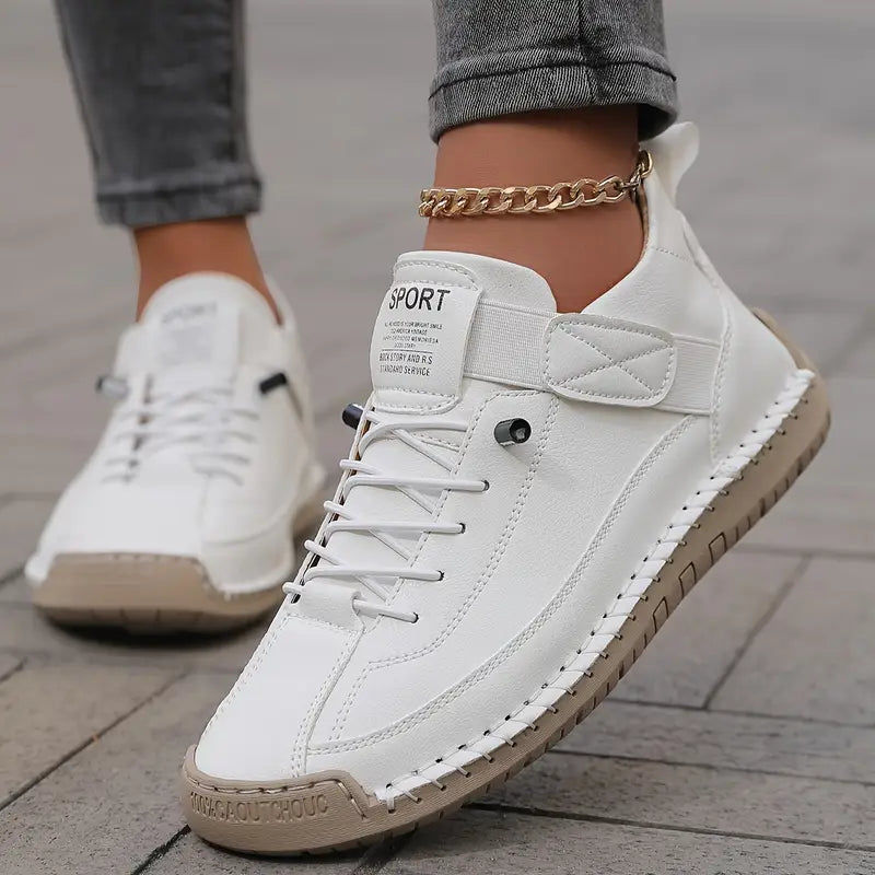 NOVIRA™ | Zapatillas Ortopédicas de Piel con Amortiguación