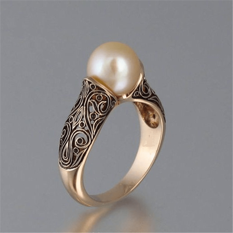 Anillo vintage de perla
