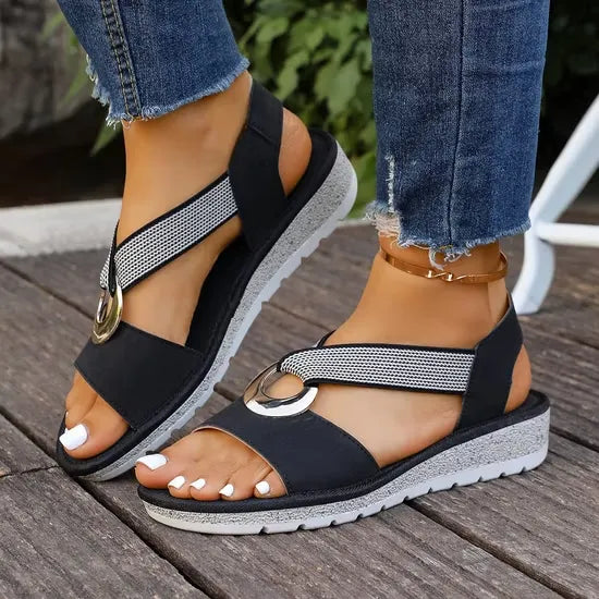 Selena | Sandalias elegantes con soporte ajustado
