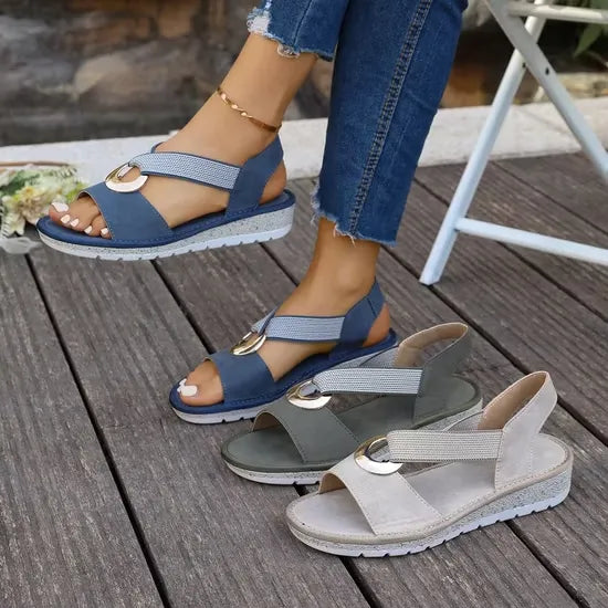 Selena | Sandalias elegantes con soporte ajustado