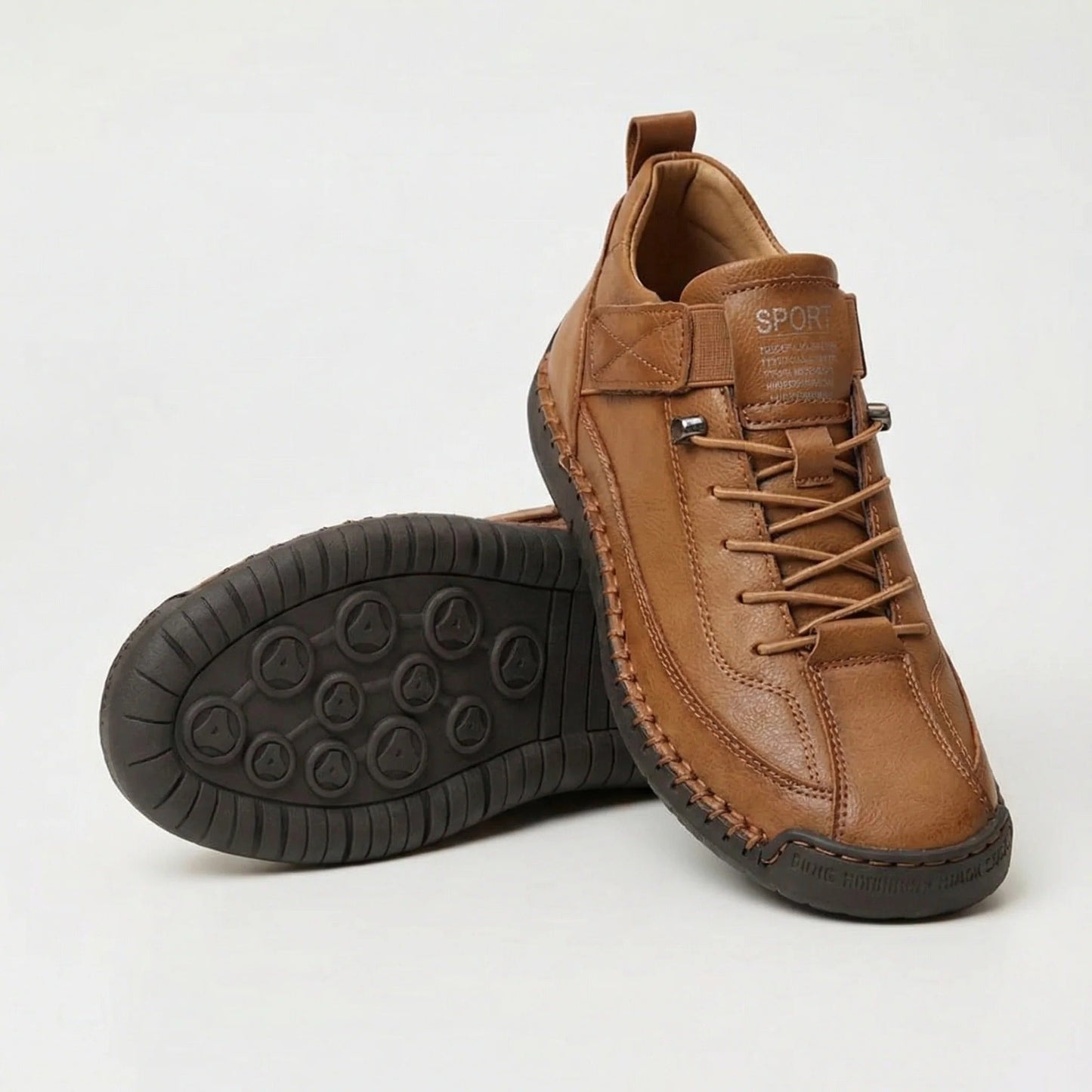 NOVIRA™ | Zapatillas Ortopédicas de Piel con Amortiguación