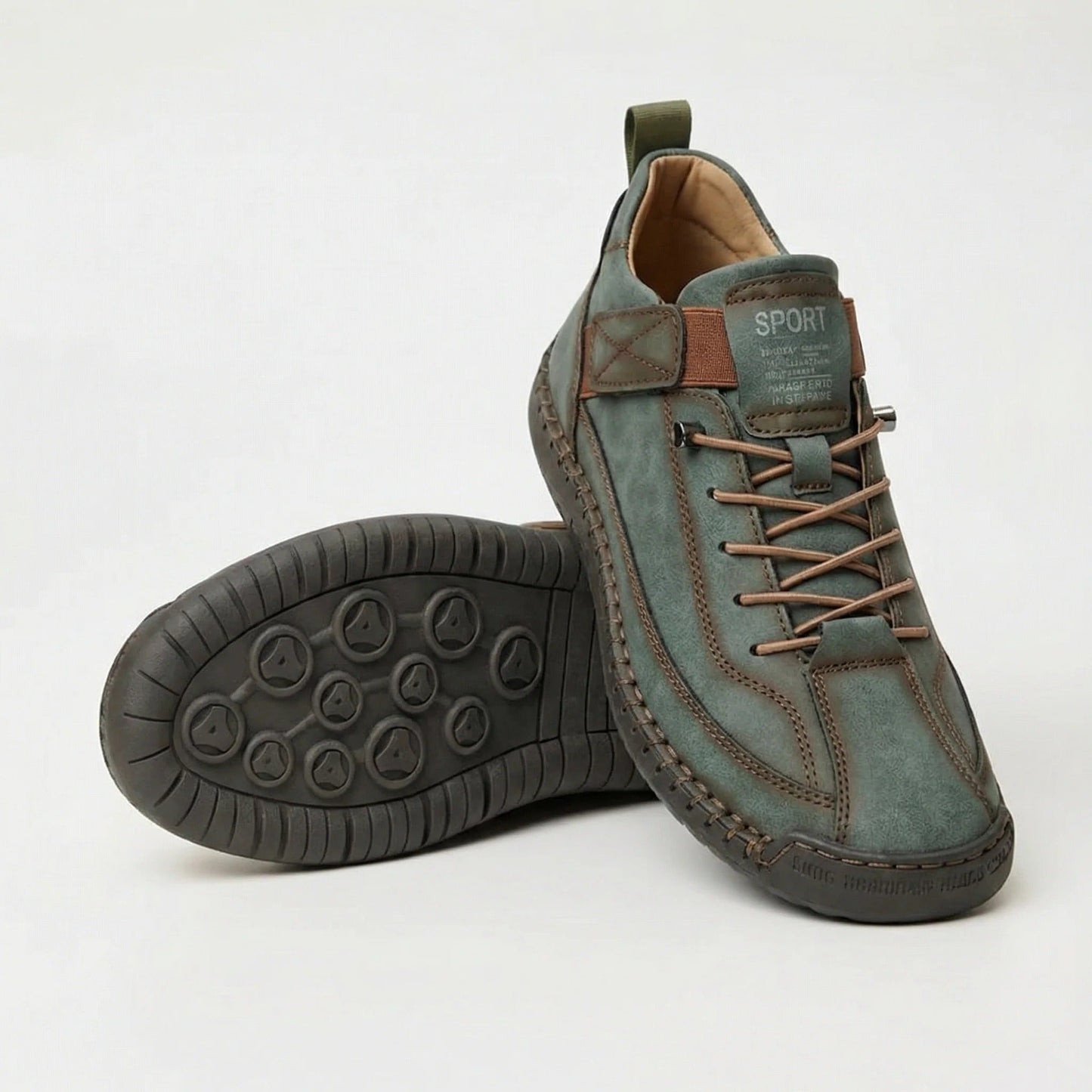 NOVIRA™ | Zapatillas Ortopédicas de Piel con Amortiguación