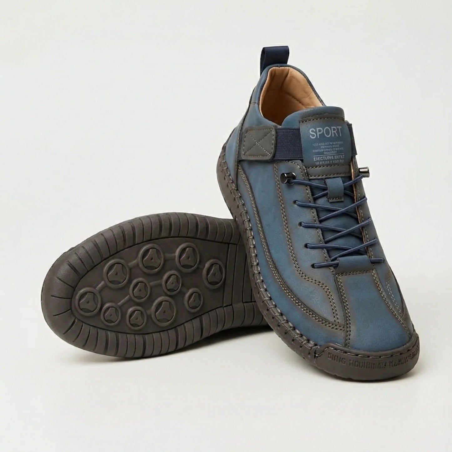 NOVIRA™ | Zapatillas Ortopédicas de Piel con Amortiguación