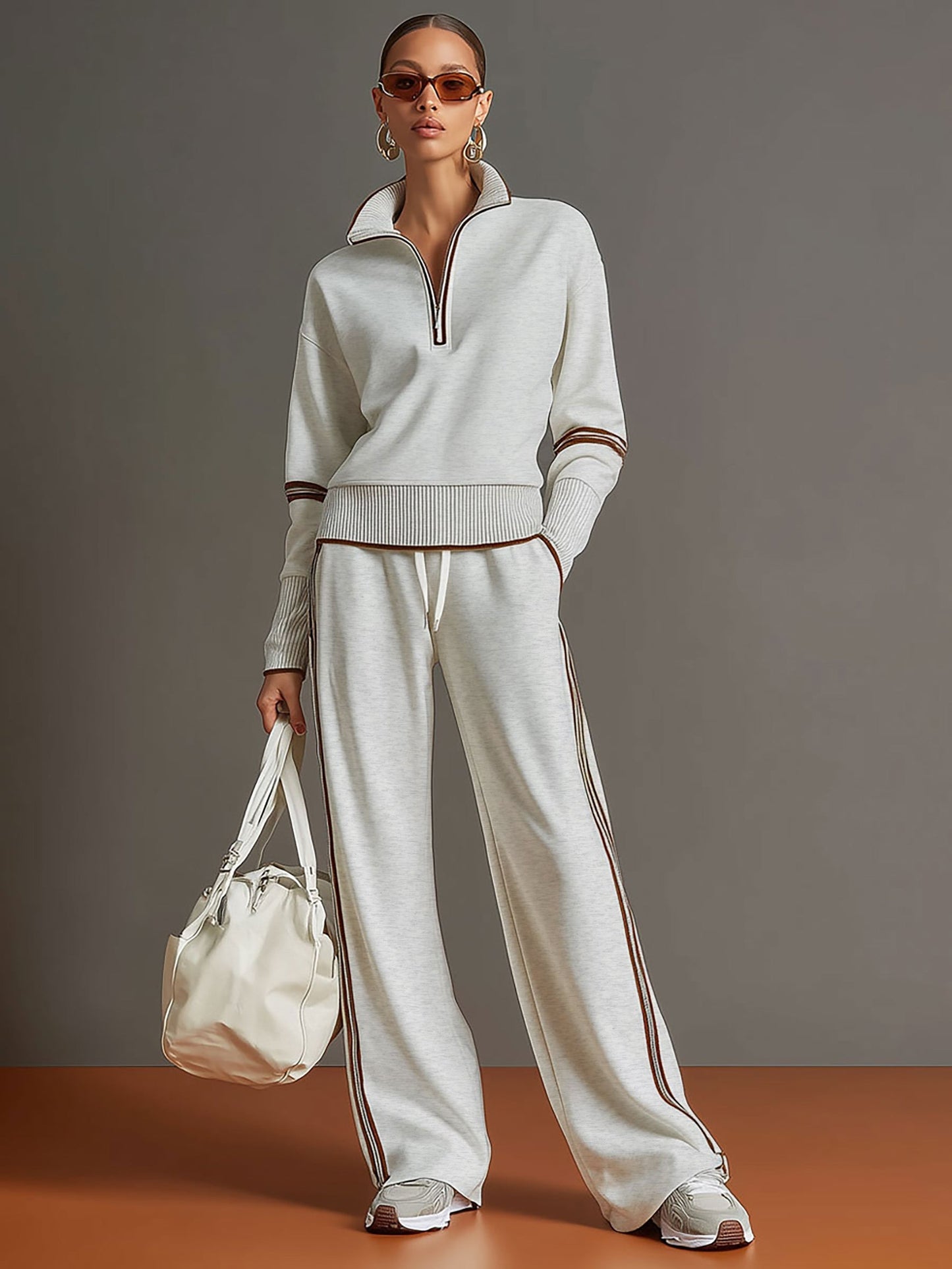 Priscilla conjunto gris